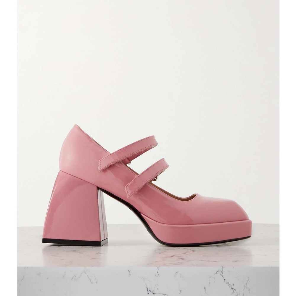 Nodaleto Bulla Babies Pink Platform Mary Jane Heels